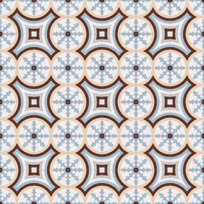 Beltri Celeste 20x20 CM Marockanskt mönster
