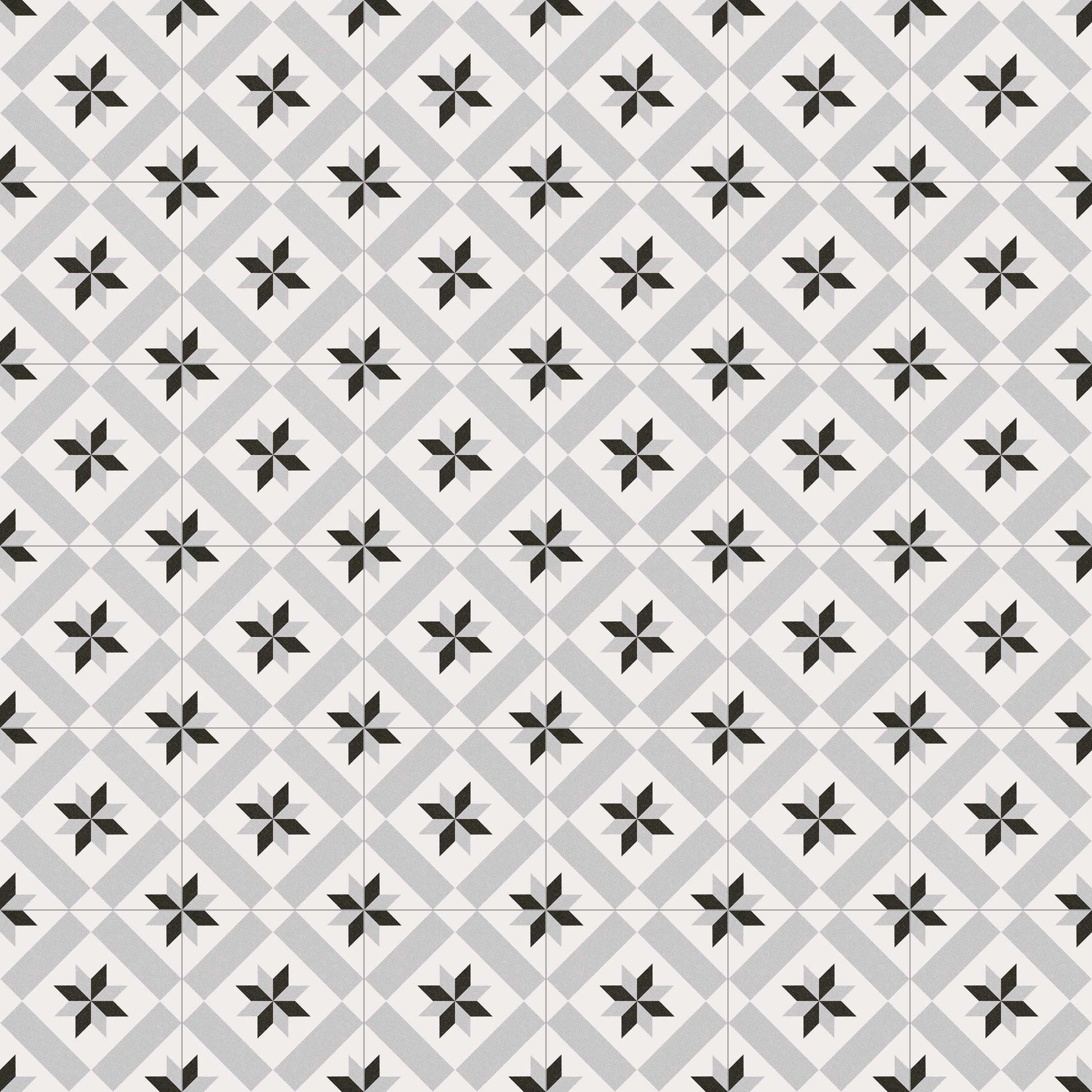 Calvet Gris 20x20 CM Marockanskt mönster - Vives - KakelExpress