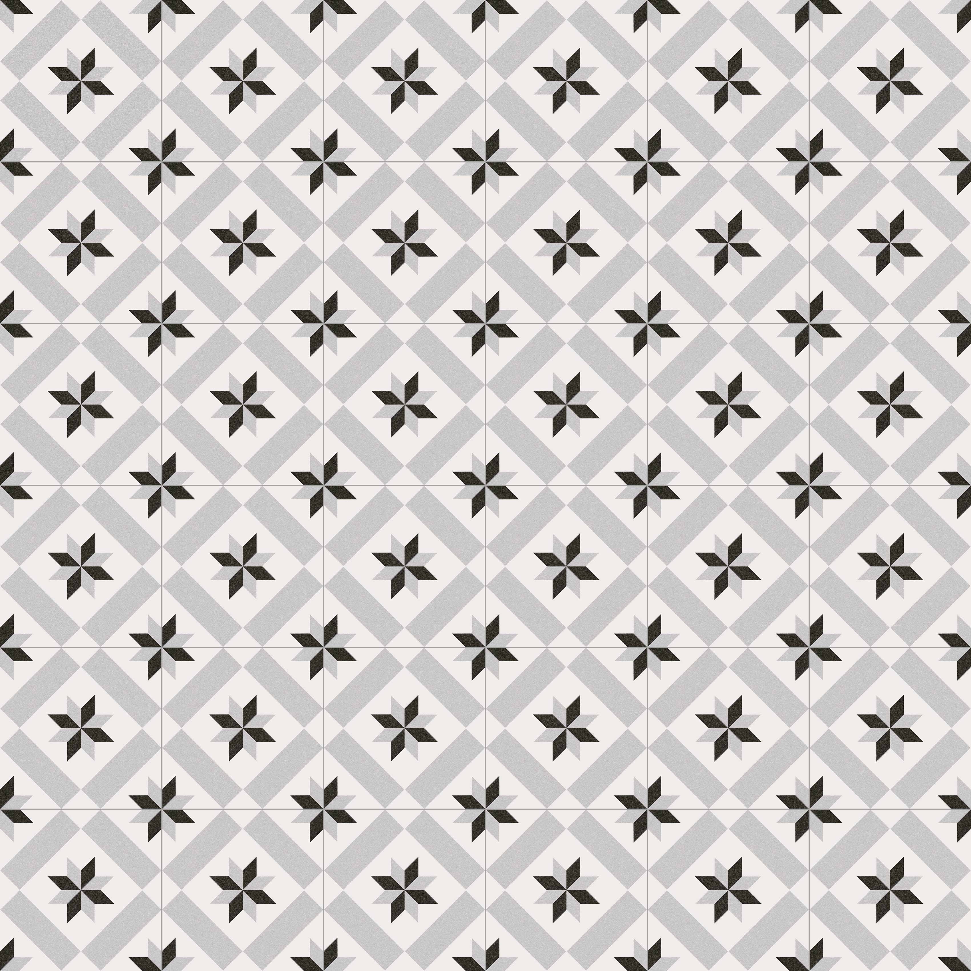 Calvet Gris 20x20 CM Marockanskt mönster - Vives - KakelExpress