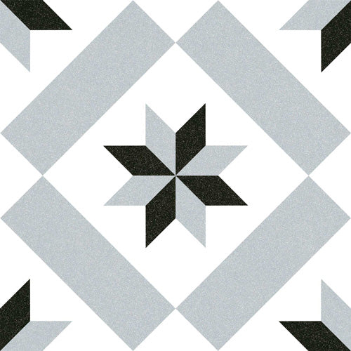 Calvet Gris 20x20 CM Marockanskt mönster