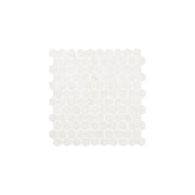 Carrara Hexagon 25x25 MM Mosaik - tidlöst - KakelExpress