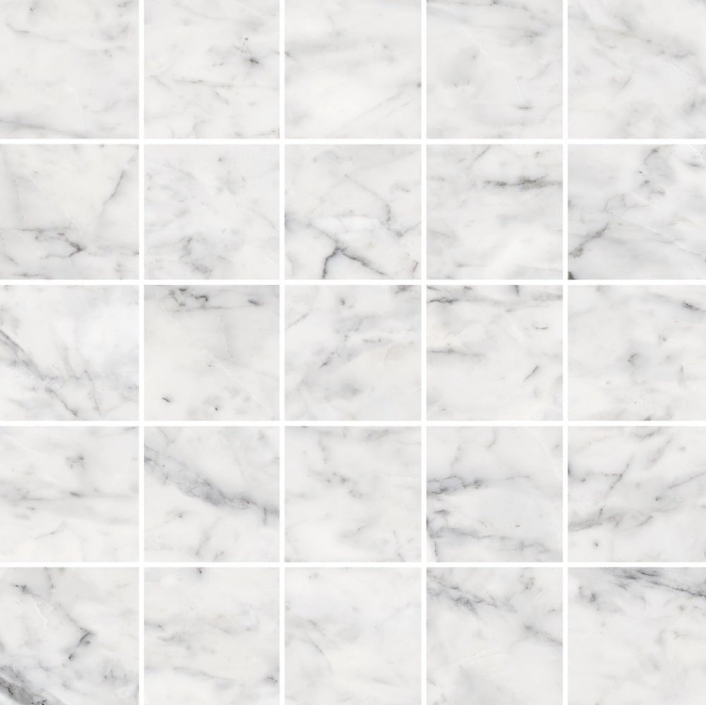 Carrara Marmor Matt 5x5 CM Mosaik - Lhådös Kakel - KakelExpress