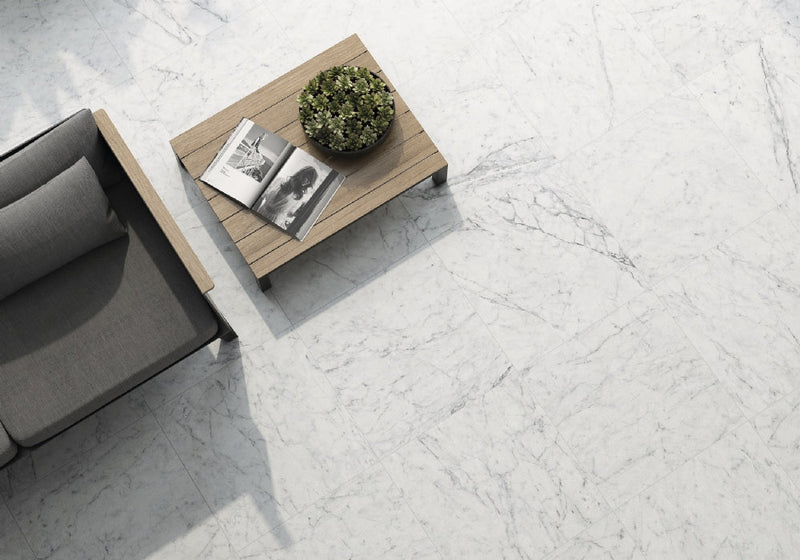 Carrara Marmor Matt 30x30 CM Klinker