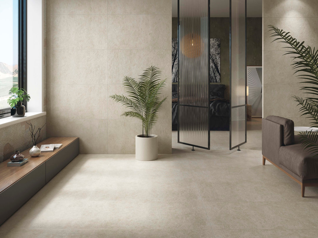 Öland Kalk Beige Matt Rect. 60x60 CM Klinker