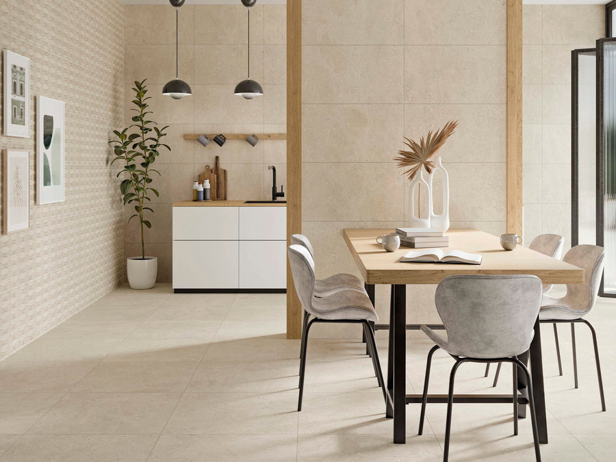 Öland Kalk Beige Matt 30x60 CM Klinker - KakelExpress