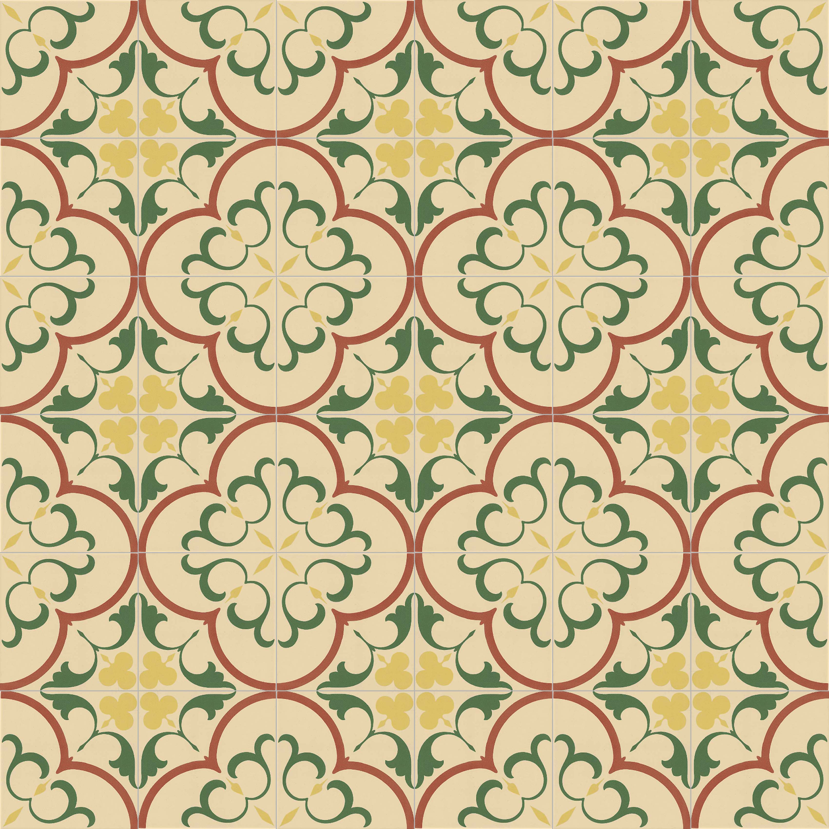 Gaudi - 1 20x20 CM Marockanskt mönster - Vives - KakelExpress