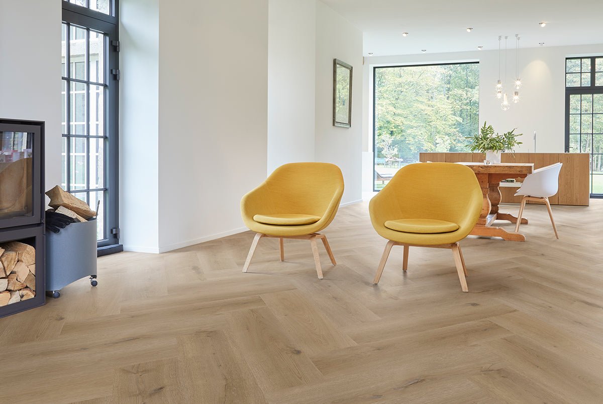 Herringbone Texas Oak H54 Vinylgolv COREtec - COREtec - KakelExpress