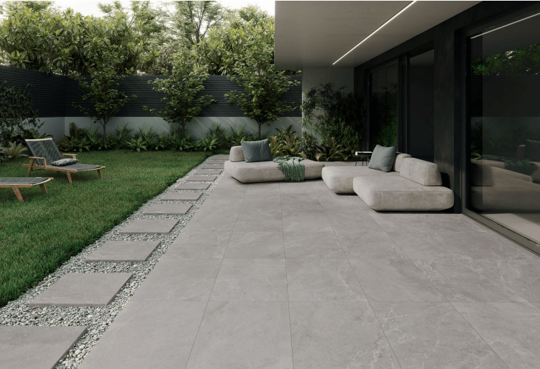 Lithos Grey 2.0 60x60 CM Uteklinker (20MM i tjocklek) - Trendi Kakel - KakelExpress