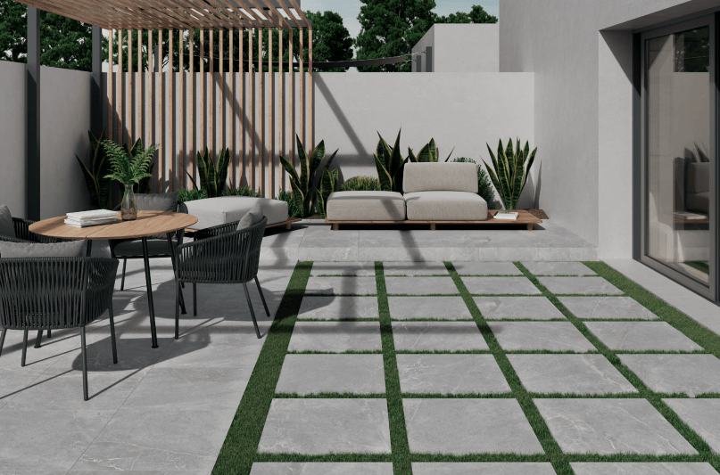 Lithos Pearl 2.0 60x60 CM Uteklinker (20MM i tjocklek) - Trendi Kakel - KakelExpress