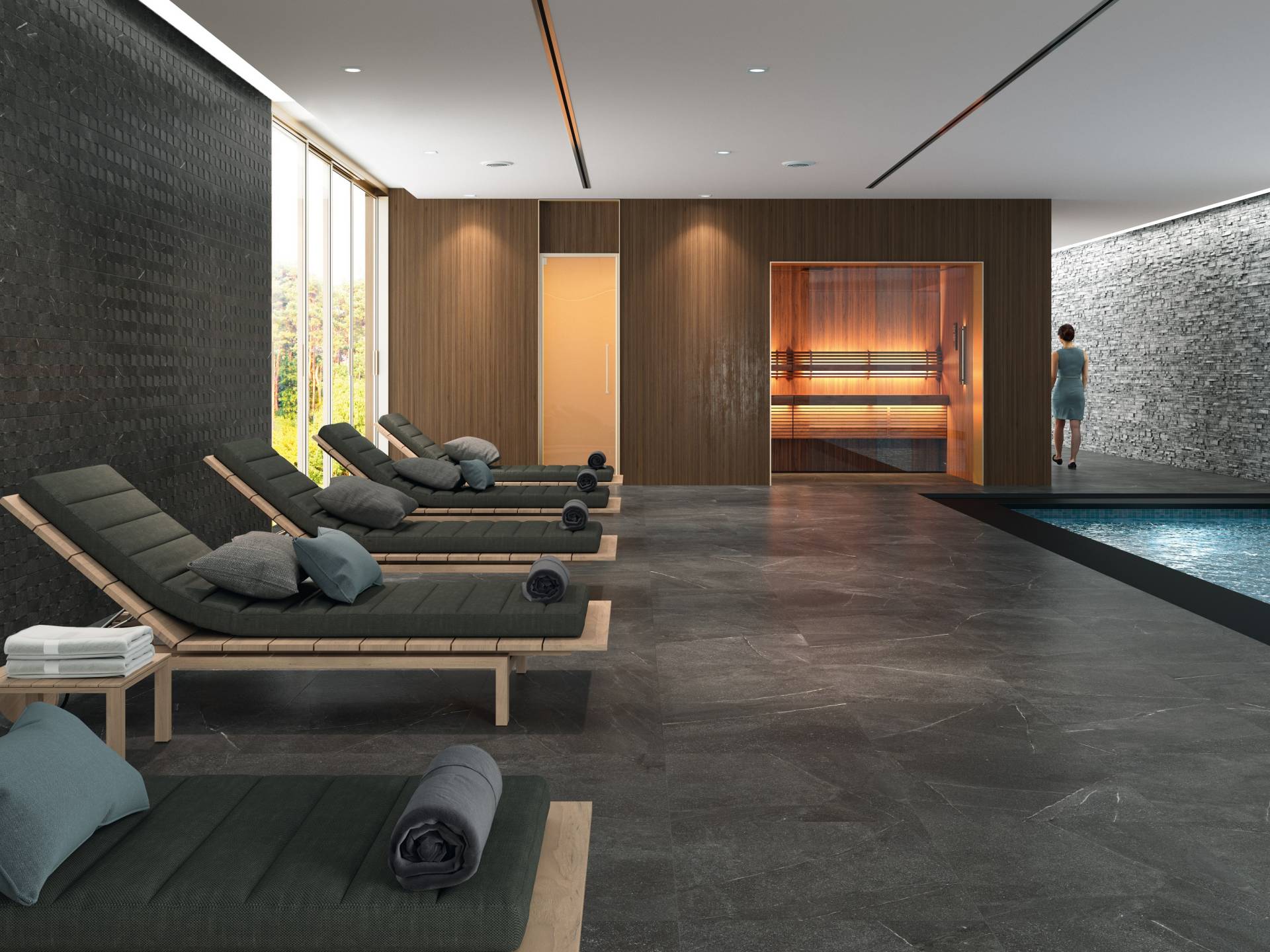 Madison Grafito 59,5x119,2 CM Klinker - Colorker - KakelExpress