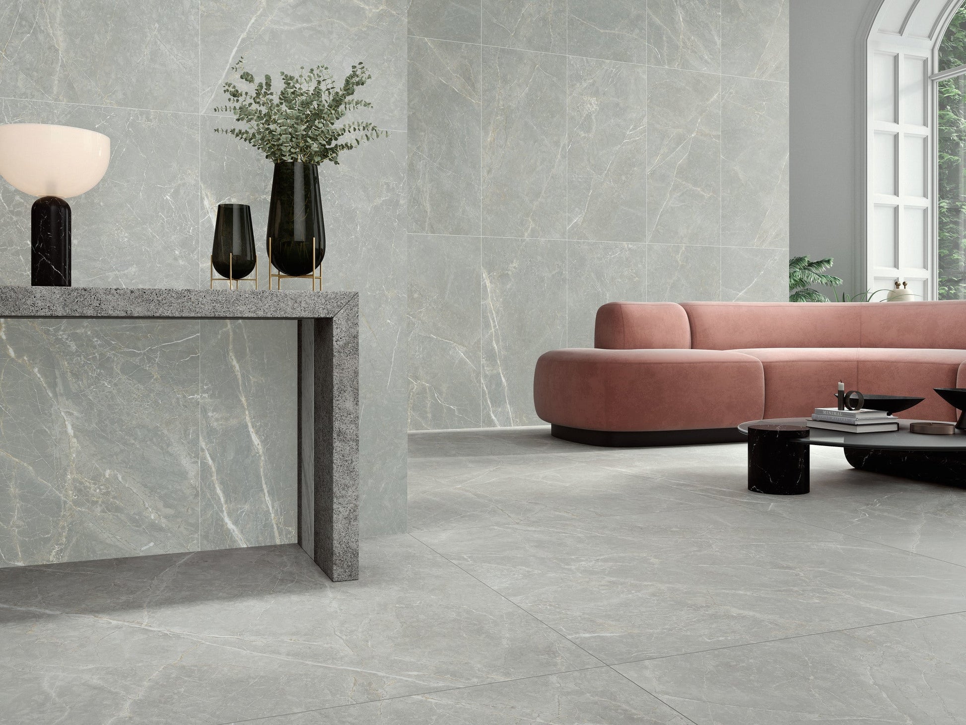 Marblestone Light Grey Matt Rect. 60x120 CM Klinker - Trendi Kakel - KakelExpress