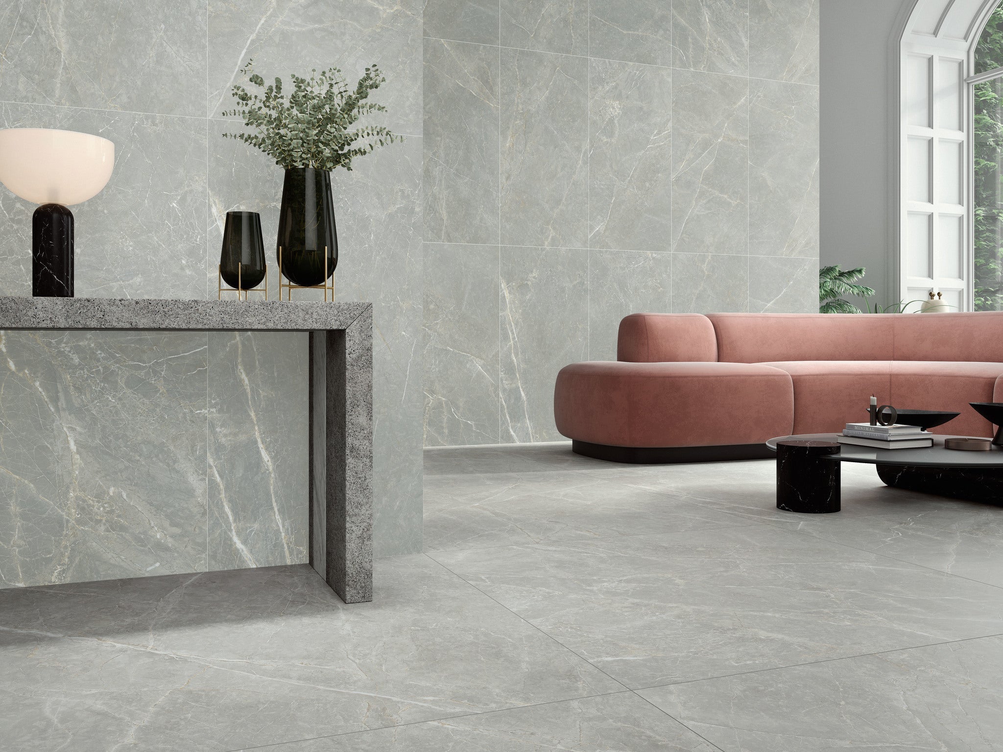 Marblestone Light Grey Matt Rect. 60x120 CM Klinker - Trendi Kakel - KakelExpress