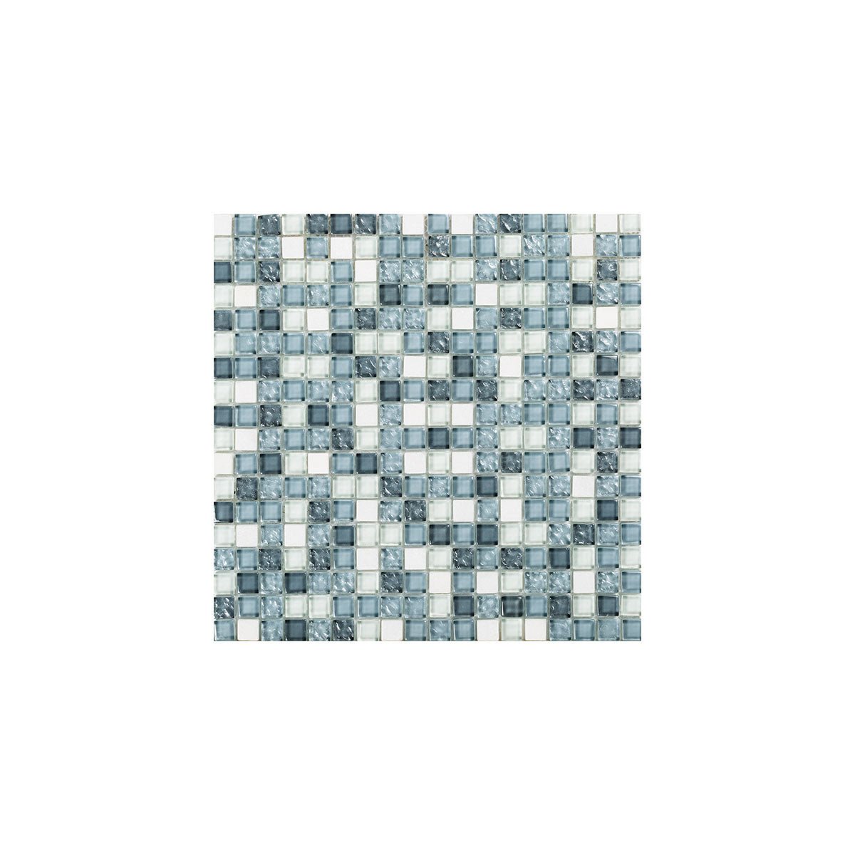 Mixmosaik Blend Grouse 15×15 MM - tidlöst - KakelExpress