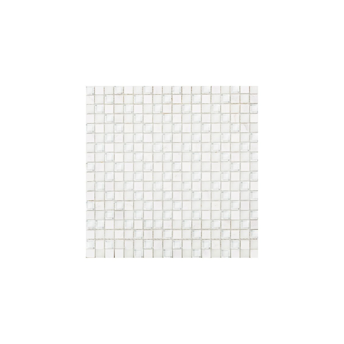 Mixmosaik Snow Grouse 15×15 MM - tidlöst - KakelExpress