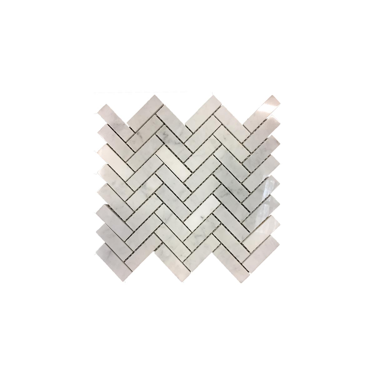 Naturstensmosaik Fiskben Vit 20×64 MM - tidlöst - KakelExpress