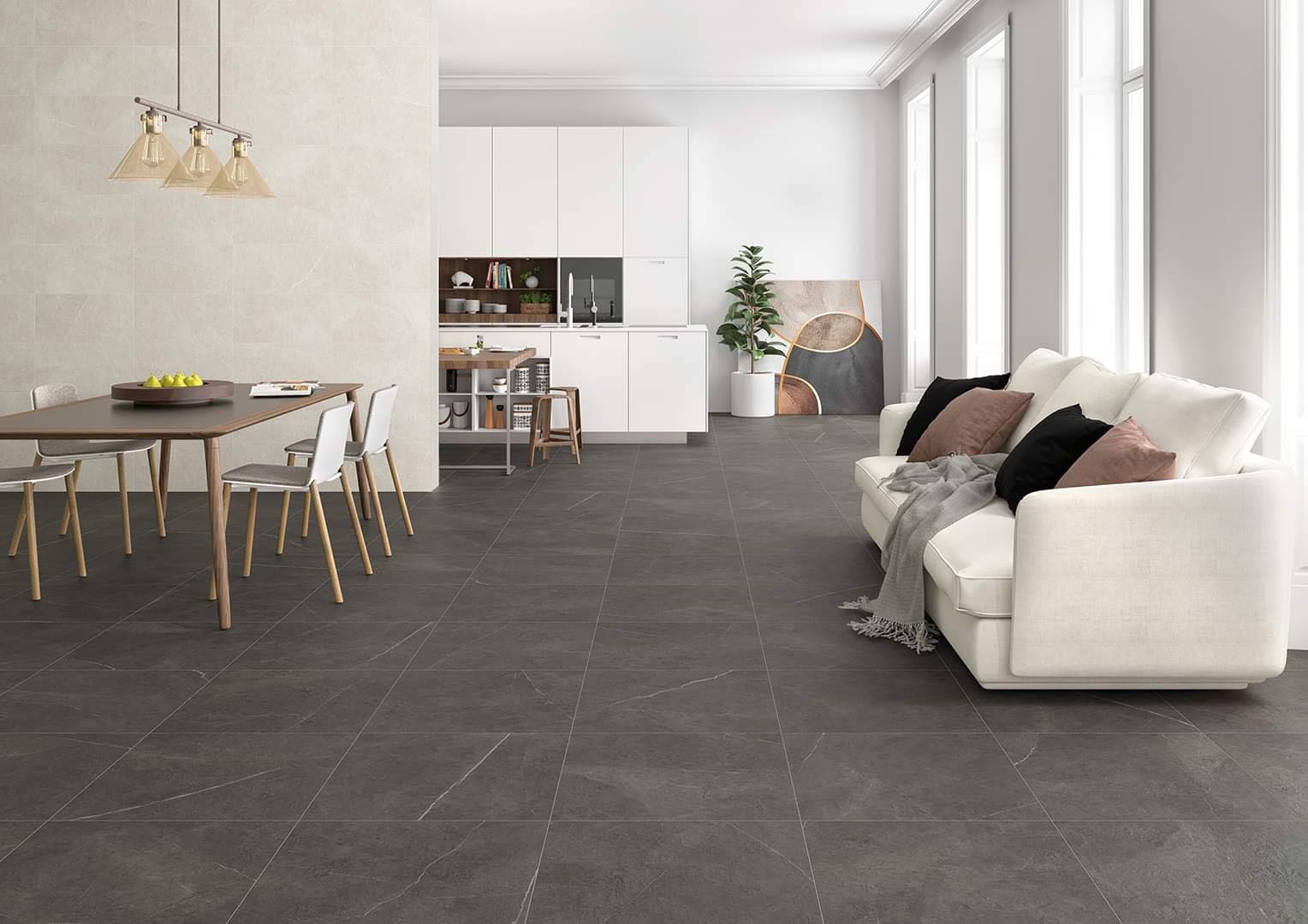 Northon Taupe 60x60 CM Klinker - Trendi Kakel - KakelExpress