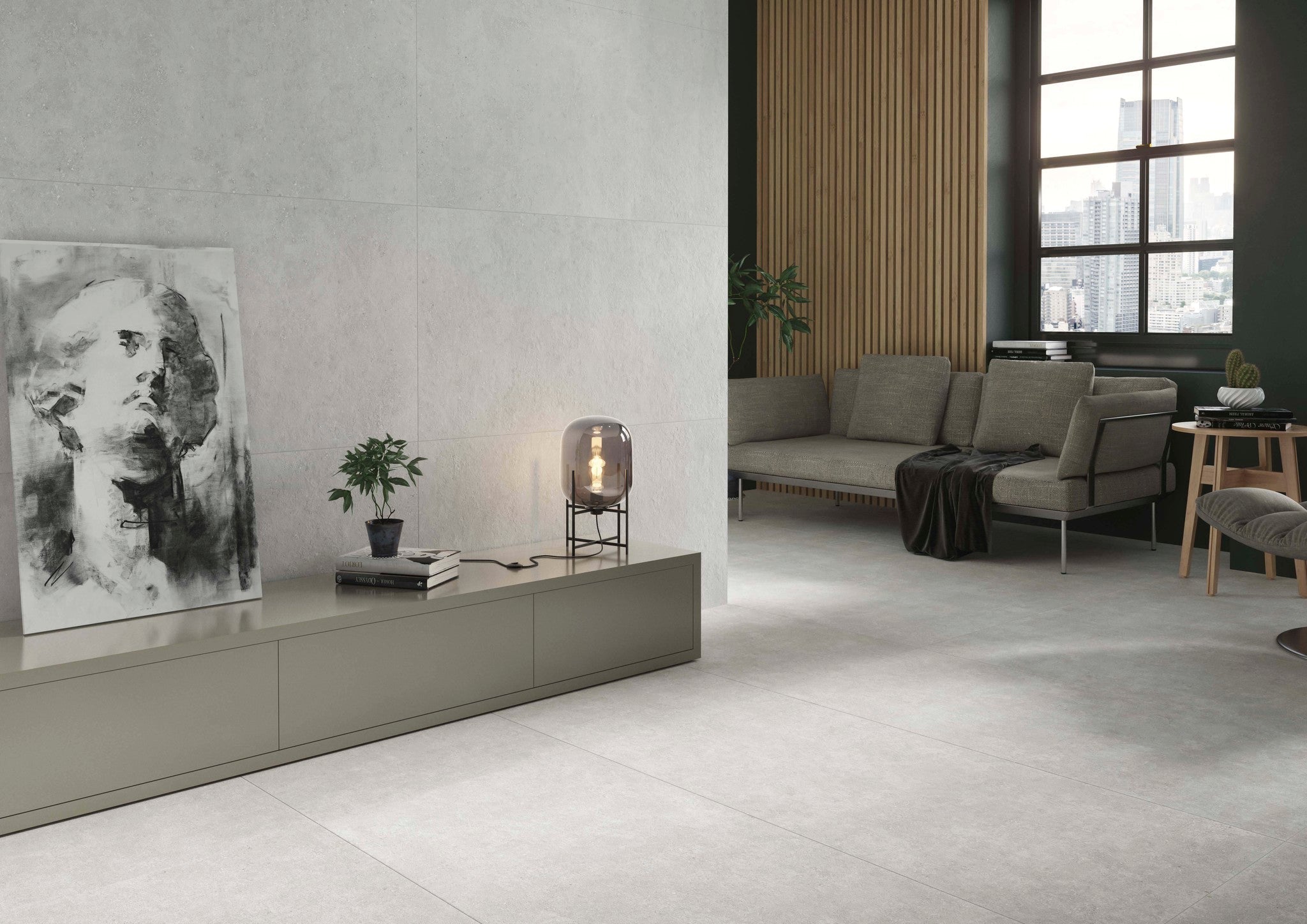 Öland Kalk Ljusgrå Matt 60x120 CM Klinker - Trendi Kakel - KakelExpress