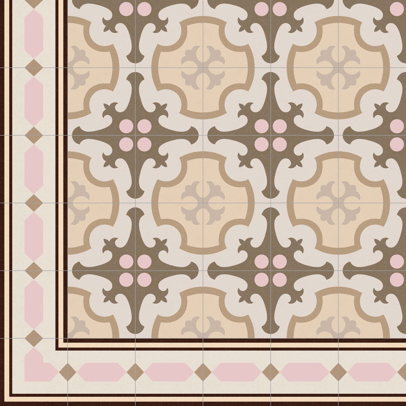Ordal Beige 20x20 CM Marockanskt mönster