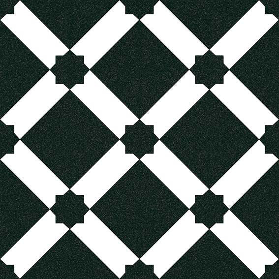 Palau Grafito 20x20 CM Marockanskt mönster - Vives - KakelExpress