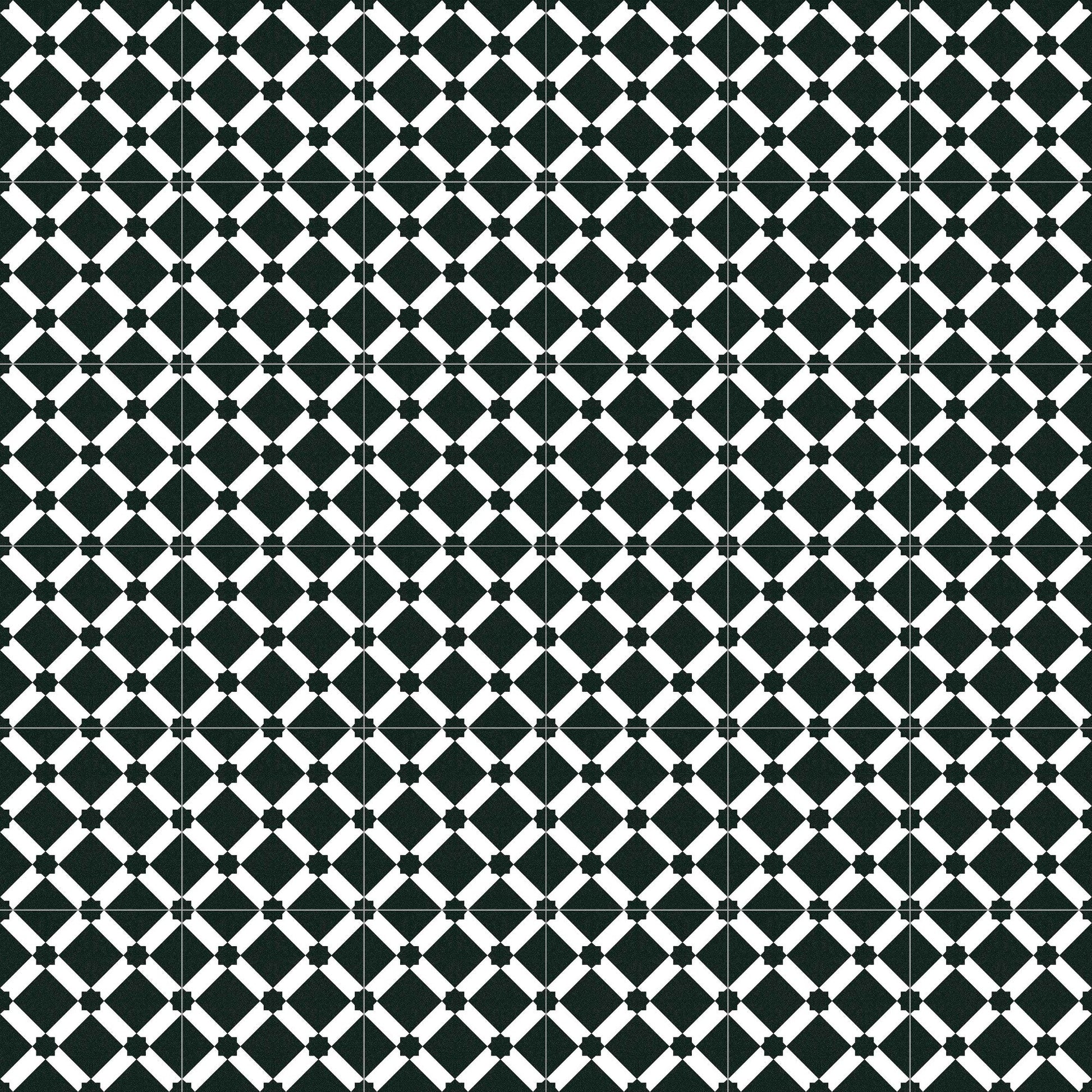 Palau Grafito 20x20 CM Marockanskt mönster - Vives - KakelExpress