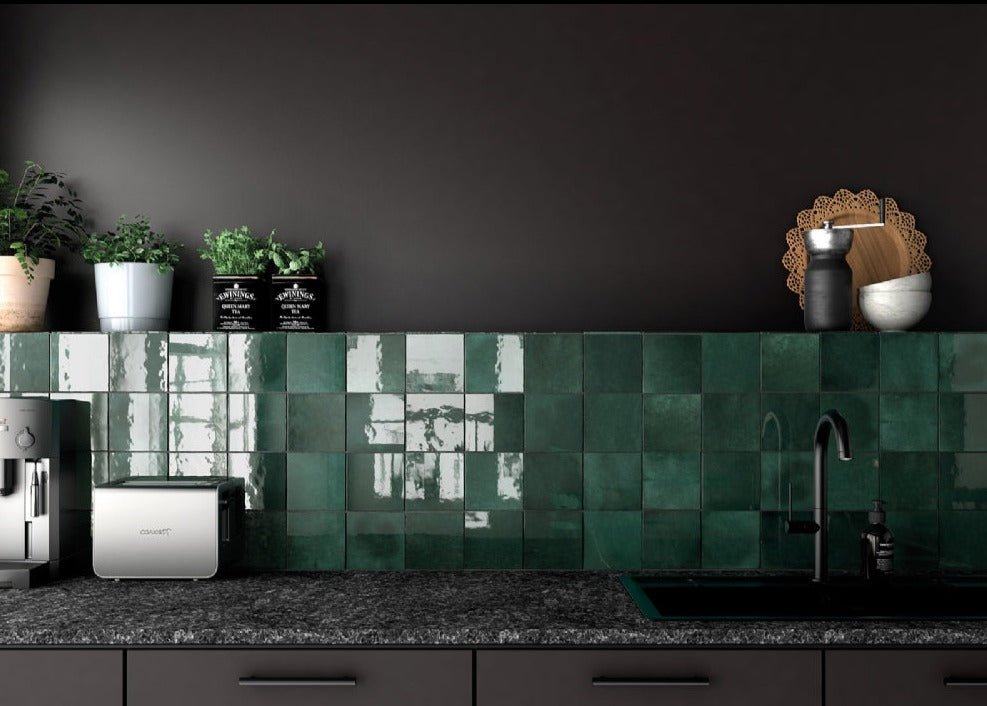 Pazcal Moss Green 13,2x13,2 CM Kakel - Lhådös Kakel - KakelExpress