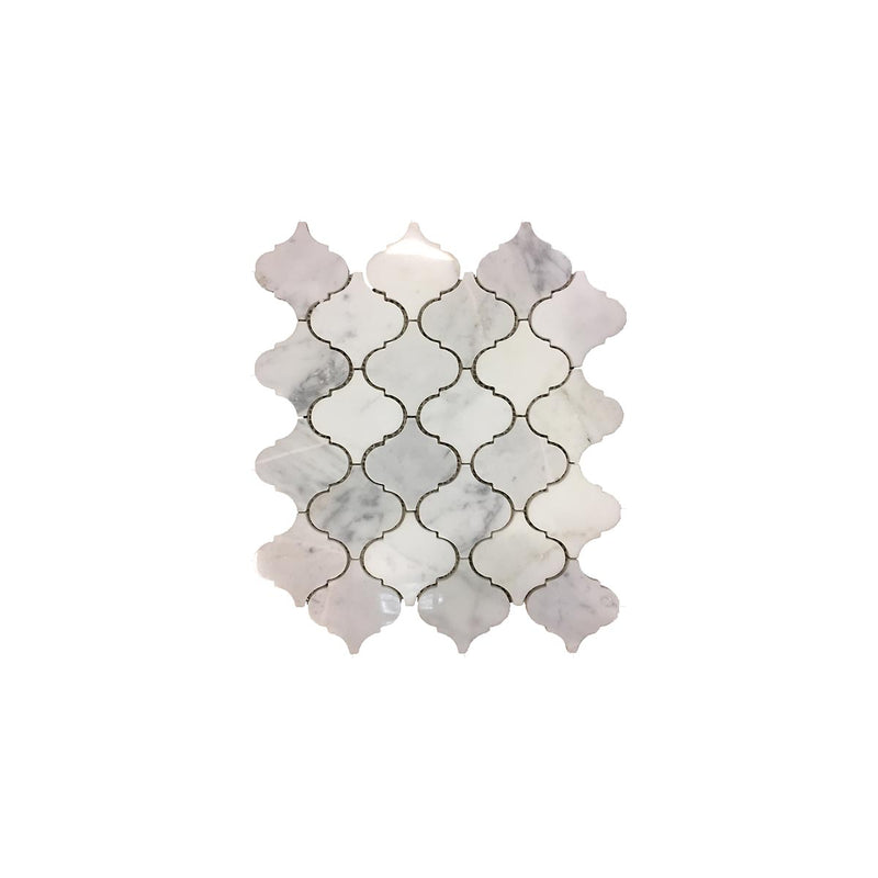 Naturstensmosaik Provencale Vit 75x77 MM