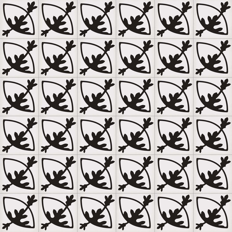 Rotjen Basalto 20x20 CM Marockanskt mönster