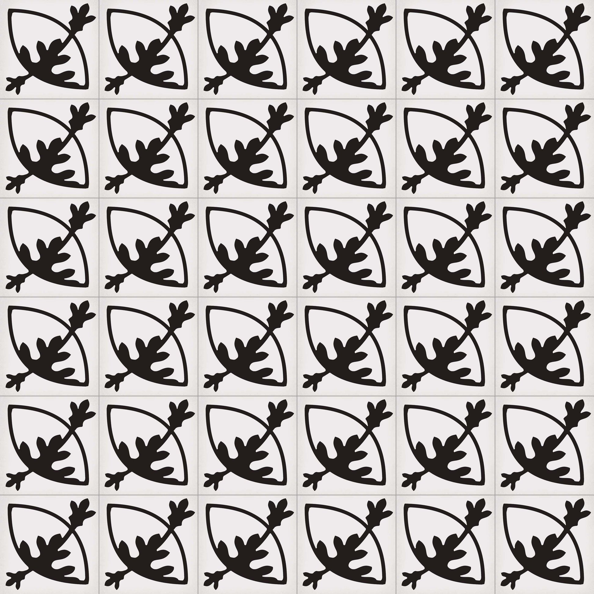 Rotjen Basalto 20x20 CM Marockanskt mönster - Vives - KakelExpress